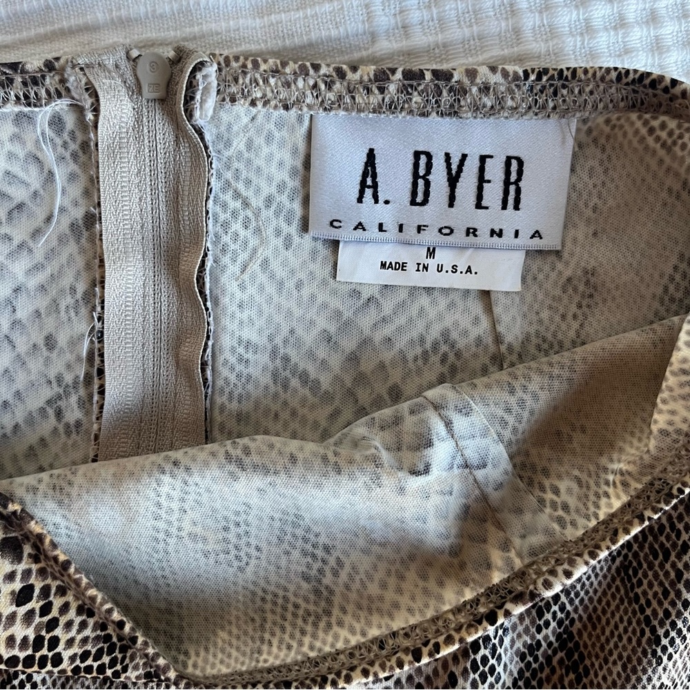 Vintage Python Print Mini Skirt - Picture 8 of 9